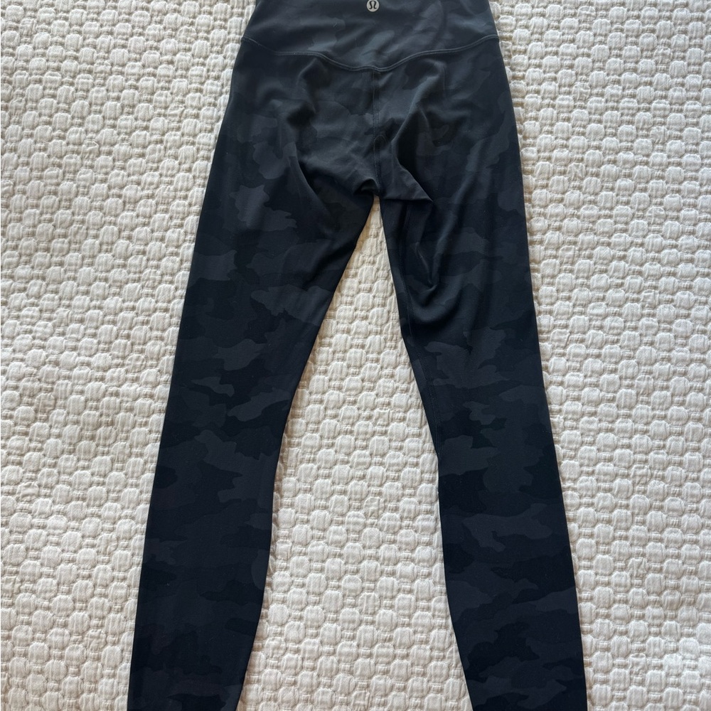 Lululemon Athletica Dark Camo Leggings
